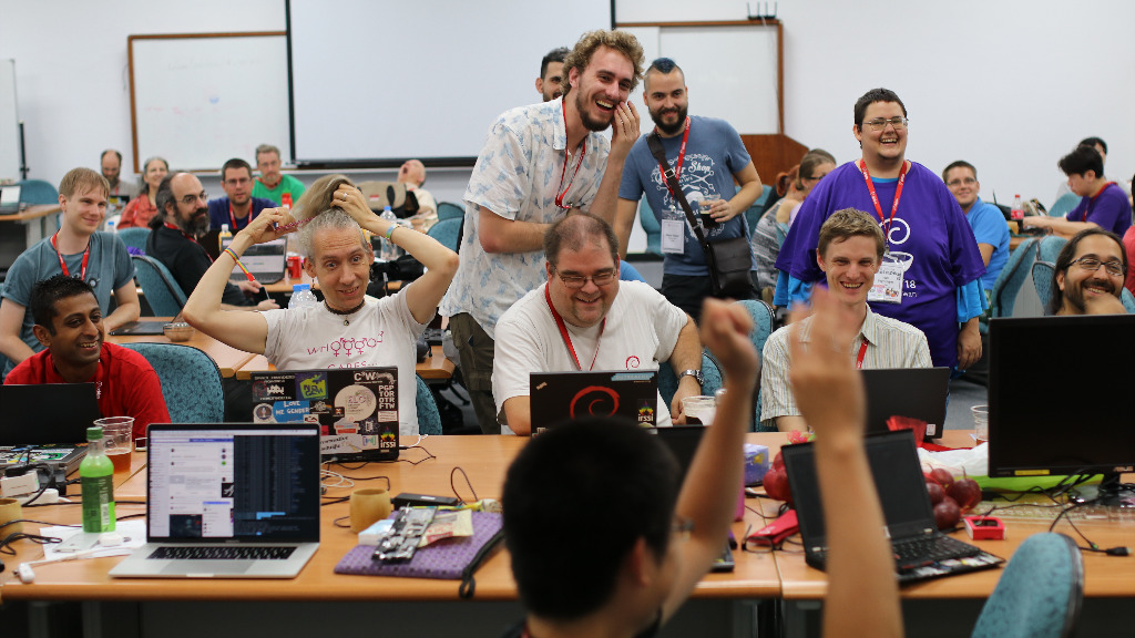 Debian Leute haben wirklich Spaß auf der Debconf18 in Hsinchu