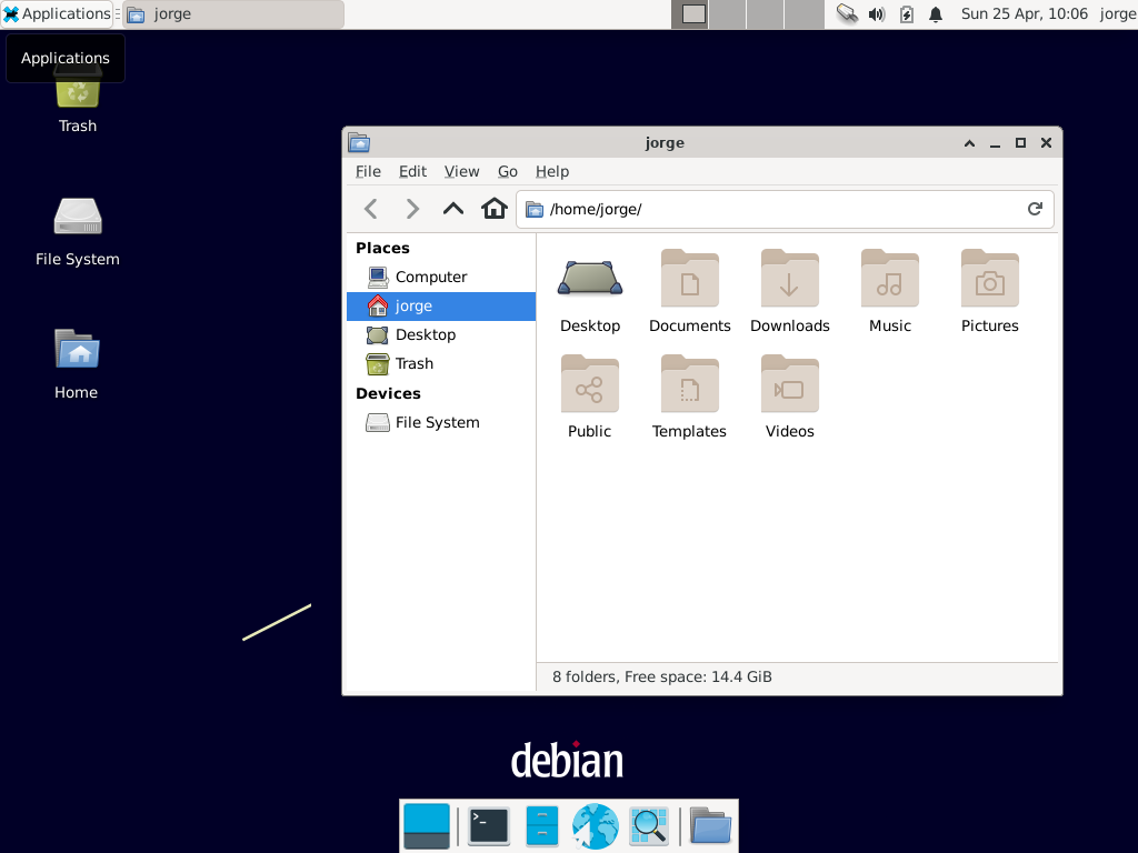 سطح المكتب Xfce