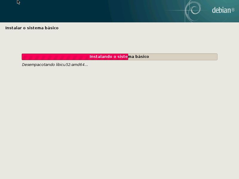 Instalação do sistema básico